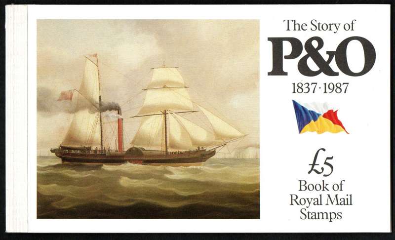 GB 1987 `The Story of P & O` mint and complete booklet - SG DX8 - nice item.