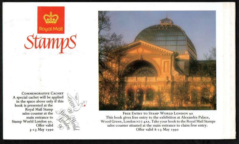 GB 1990 `London Life` mint and complete booklet. SG dx11 - lovely item.