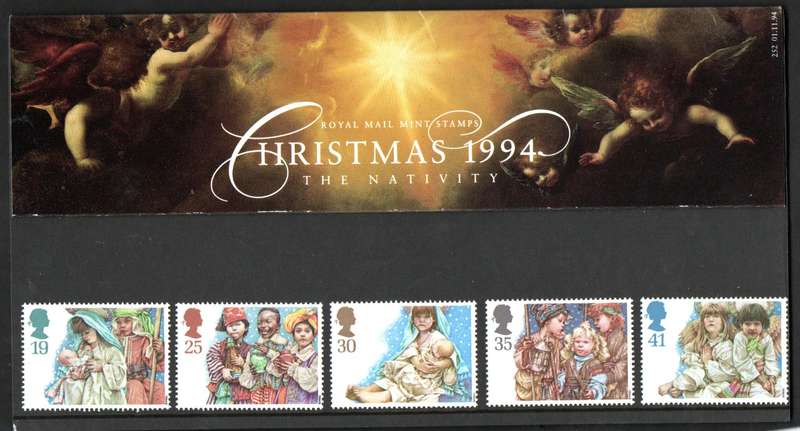 GB 1994 CHRISTMAS - CHILDREN'S NATIVITY PLAYS MINT PRESENTATION PACK NO 252. AS PER SCANS. NICE ITEM
