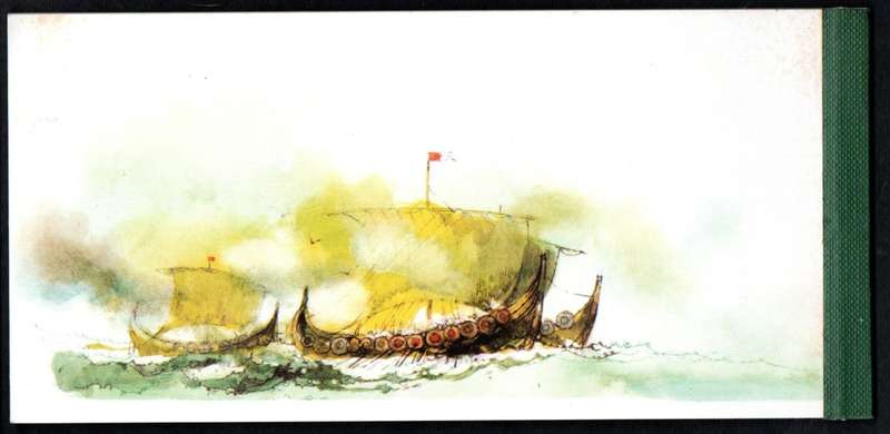 JERSEY 1987 VIKING HERITAGE PRESTIGE BOOKLET MINT AND COMPLETE. SG SB39, AS PER IMAGES. NICE ITEM.