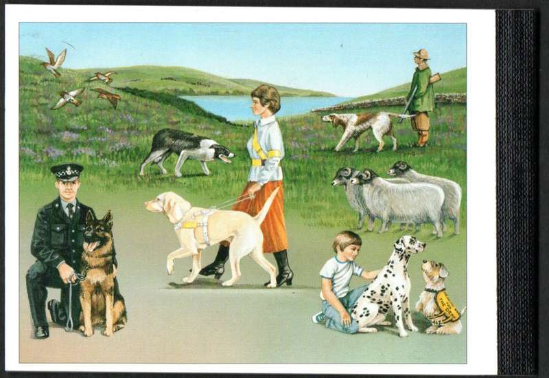ISLE OF MAN 1996 DOGS MINT AND COMPLETE PRESTIGE BOOKLET. SB43. AS PER IMAGES. LOVELY ITEM.