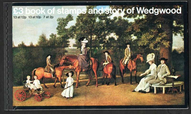 GB 1980 'THE STORY OF WEDGWOOD' MINT AND COMPLETE BOOKLET. AS PER IMAGES. NICE ITEM.