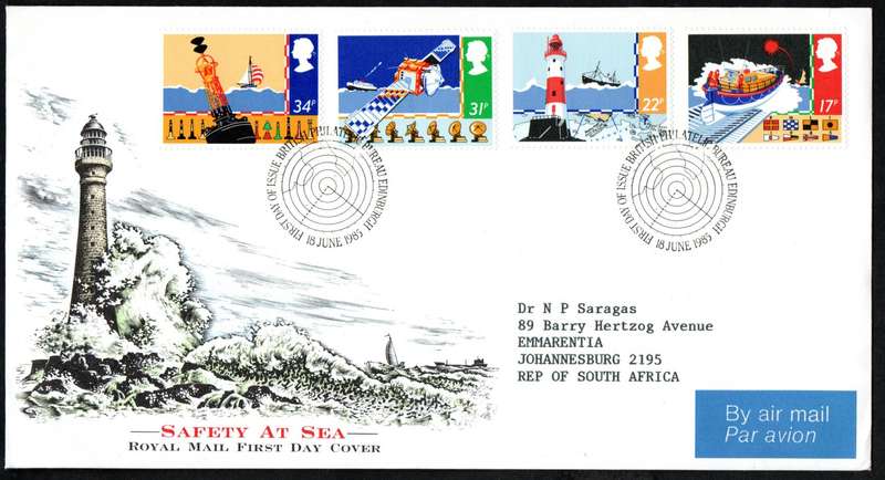 GB 1985 SAFETY AT SEA PRESENTATION PACK NO 162 MINT WITH FIRST DAY COVER. AS PER SCANS.