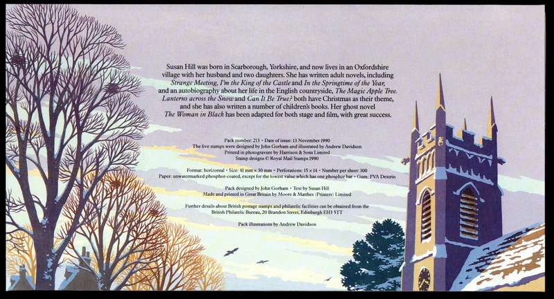 GB 1990 CHRISTMAS MINT PRESENTATION PACK NO 213. AS PER SCANS. NICE ITEM.
