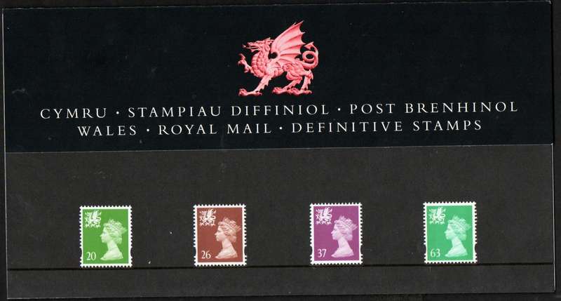 GB 1997 REGIONAL ISSUES WALES MINT PRESENTATION PACK NO 39. AS PER SCANS. NICE ITEM.