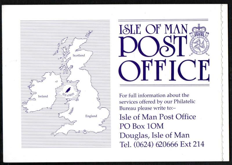 ISLE OF MAN 1991 CHRISTMAS PEACE ON EARTH MINT AND COMPLETE SELF-AD PRESTIGE BOOKLET. SB28. LOVELY.