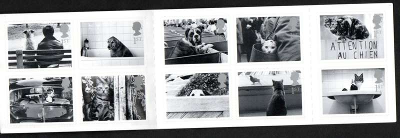 GB 2001 CATS AND DOGS SELF ADHESIVE BOOKLET MNH (X10 1ST CLASS STAMPS). AS PER SCANS. NICE ITEM.