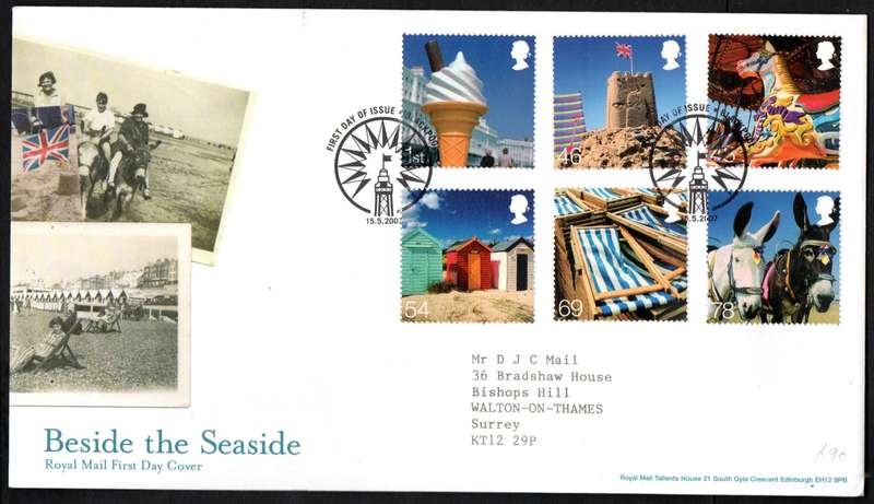 GB 2007 'BESIDES THE SEASIDE' FIRST DAY COVER (BLACKPOOL). AS PER SCANS. CV GBP 10.