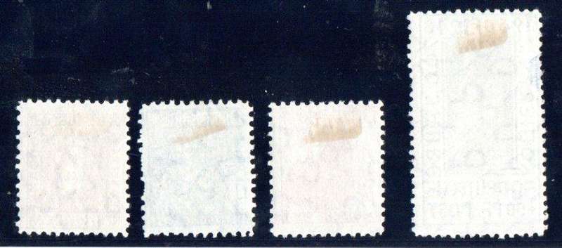 GERMANY 1948 BRITISH-AMERICAN ZONES ANN OF COLOGNE CATHEDRAL FUND MM SET (X4). SGA104/7. CV GBP 19+