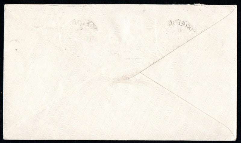 UNION 1937 AIRMAIL COVER PRETORIA TO BRISTOL, ENGLAND WITH AIRMAIL LABEL TIED. DATED 1 VII 37.
