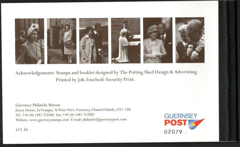 GUERNSEY 2011 QUEEN ELIZABETH'S 85TH BIRTHDAY + PRINCE PHILIP'S 90TH PRESTIGE BOOKLET MINT.