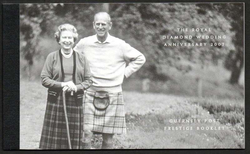 GUERNSEY 2007 THE ROYAL DIAMOND WEDDING ANNIVERSARY PRESTIGE STAMP BOOKLET MINT. SB84. AS PER IMAGES