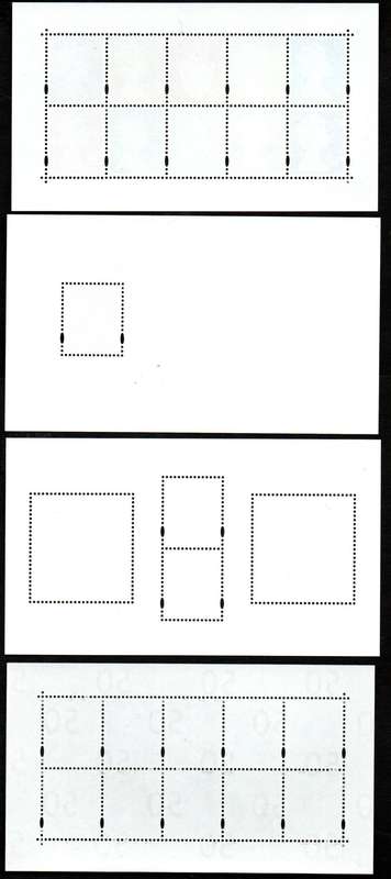 GB SELECTION OF (X7) MINI/SOUVENIR SHEETS. AS PER SCANS. GOOD VALUE.