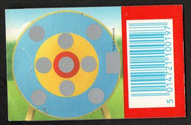 GB 1996 OLYMPIC GAMES ARCHERY MINT BARCODE BOOKLET. SG HD33. CV GBP 8. AS PER SCANS.