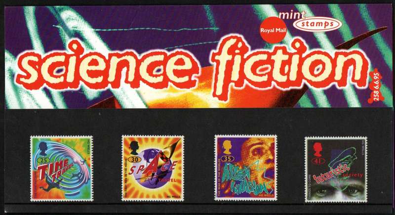 GB 1995 SCIENCE FICTION MINT PRESENTATION PACK NO 258. AS PER SCANS. NICE ITEM.
