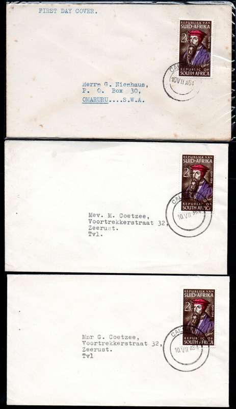 RSA 1964 400TH ANNI OF CALVIN'S DEATH CLEARANCE OF (X18) COVERS. CONDITION ETC AS PER SCANS.