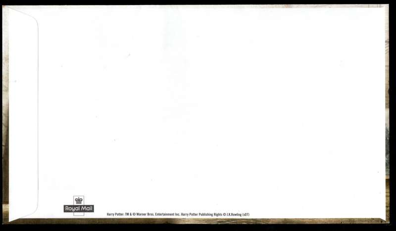 GB 2007 PUBLICATION OF FINAL BOOK IN HARRY POTTER SERIES FIRST DAY COVER (BROOM). CV GBP 9.