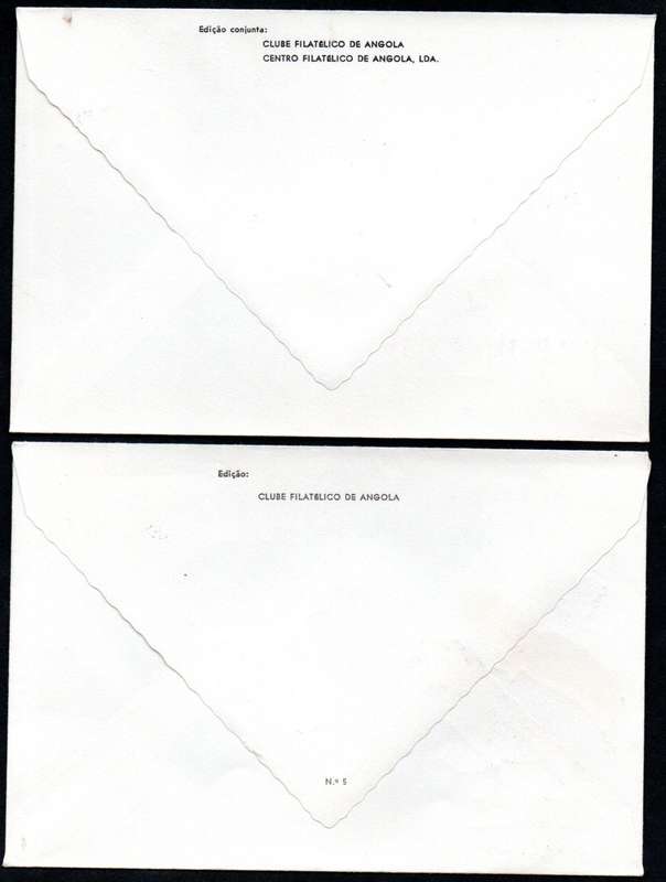 ANGOLA 1975 (X3) INDEPENDENCE FIRST DAY COVERS. AS PER SCANS.