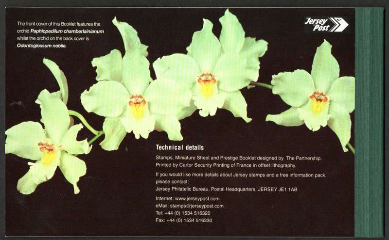 JERSEY 2004 ORCHIDS MINT PRESTIGE BOOKLET. AS PER IMAGES. SB63. LOVELY ITEM.