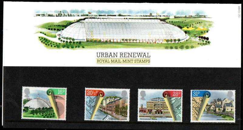 GB 1984 URBAN RENEWAL MINT PRESENTATION PACK NO 152. AS PER SCANS.