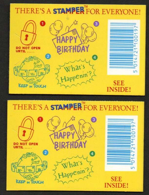 GB 1994 QEII DECIMAL BARCODE BOOKLETS (X2) SG HD17 + HD18. AS PER SCANS. CV GBP 20.