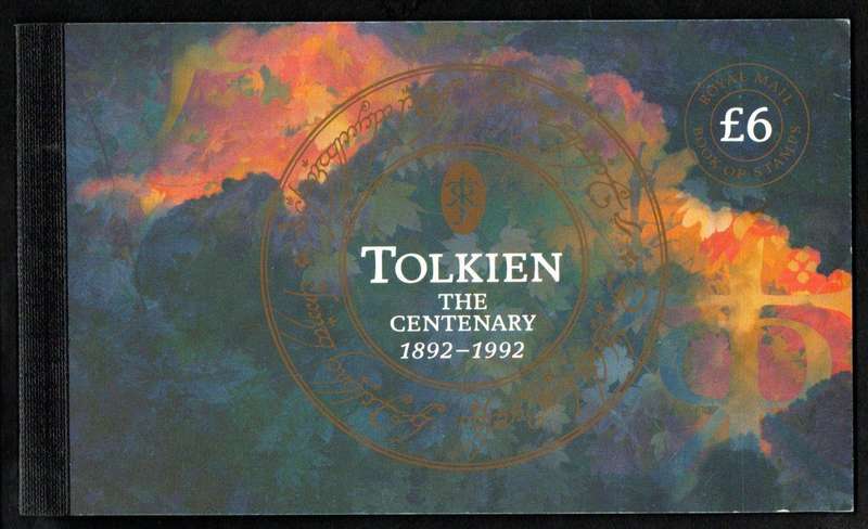 GB 1992 BIRTH CENTENARY OF JRR TOLKIEN (AUTHOR) MINT+COMPLETE 6 POUND BOOKLET. SG DX14. CV GBP 25.