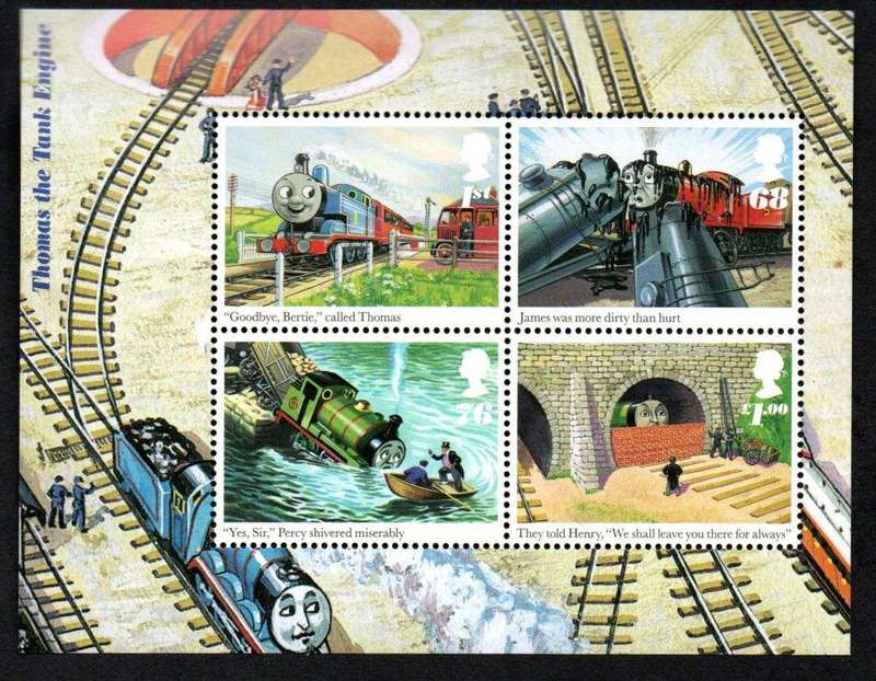 GB 2011 THOMAS THE TANK ENGINE UMM MINI SHEET. AS PER SCANS. SGMS3193.