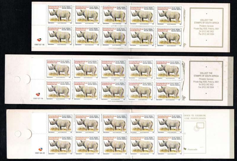 RSA SELECTION OF (X5) RHINO BOOKLETS. AS PER SCANS. GOOD VALUE.