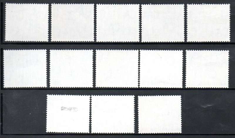 GAMBIA 1963 BIRDS M/MINT SET OF (X13) VALUES. AS PER SCANS. SG193-205. CV GBP 85.