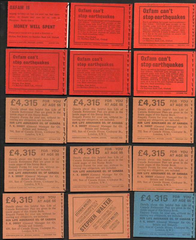 GB SELECTION OF (X22) DECIMAL STITCHED MINT/COMPLETE BOOKLETS. AS PER SCANS. GOOD VALUE LOT.