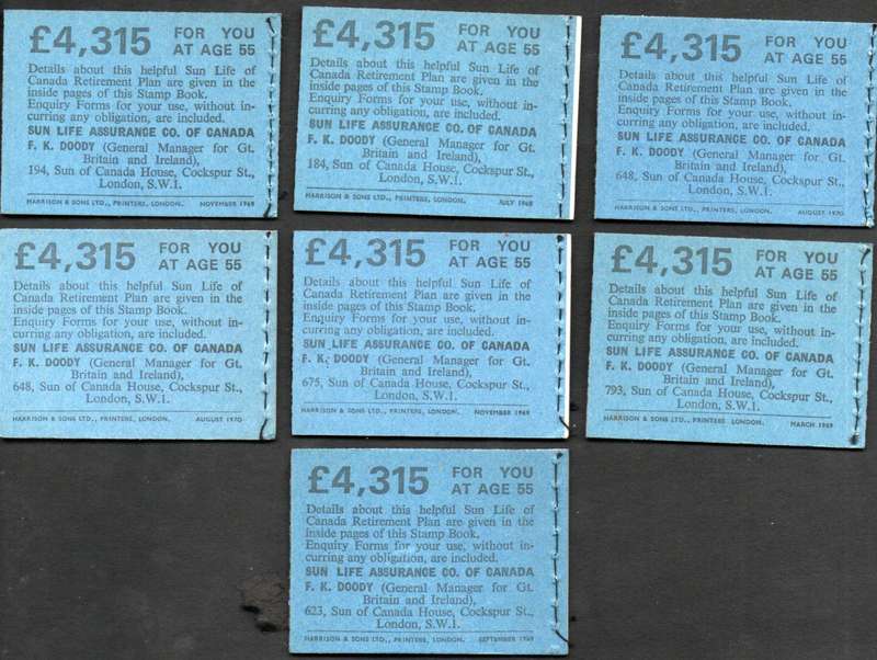 GB SELECTION OF (X22) DECIMAL STITCHED MINT/COMPLETE BOOKLETS. AS PER SCANS. GOOD VALUE LOT.