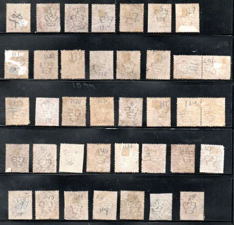 GB SELECTION OF (X30+) USED 1 PENNY RED SINGLES + PAIRS. CONDITION PER SCANS. UNCHECKED PLATES ETC.