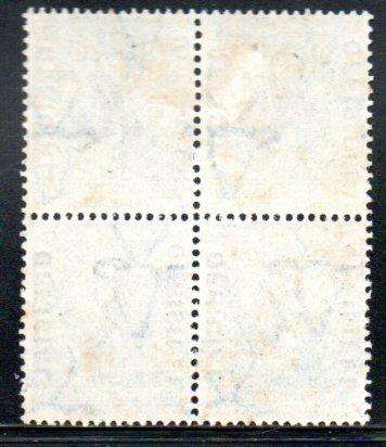 UNION 1930-47 1/2d OFFICIAL MINT BLK (TOP PAIR MM) WITH 'STOP AFTER AFR' + 'MISSING FRACTION BAR'.