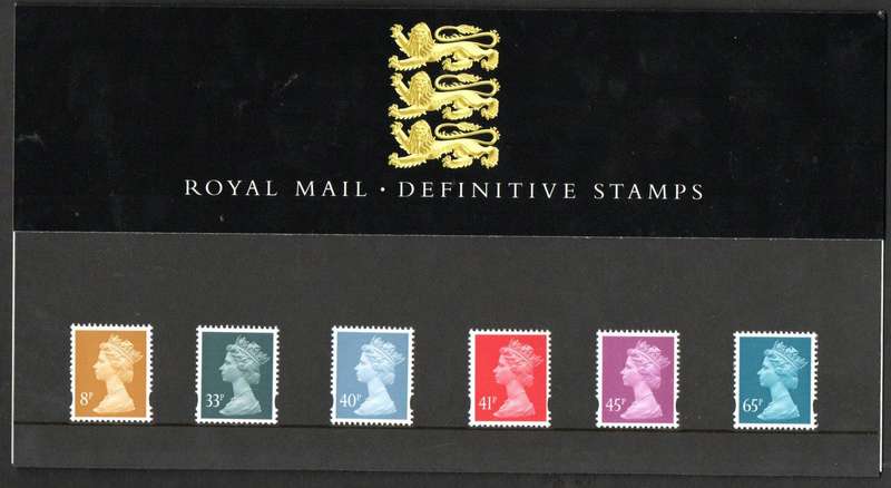 GB 2000 QEII MACHIN DEFINITIVE PRESENTATION PACK NO 49 MINT. AS PER SCANS. CV GBP 10.