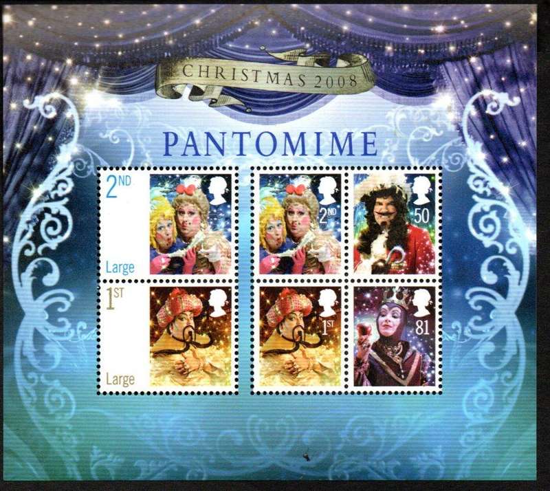 GB 2008 CHRISTMAS UMM MINI SHEET SGMS2882. AS PER SCANS. CV GBP 8. NICE ITEM.