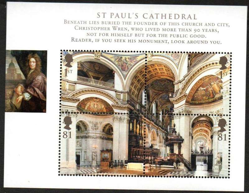 GB 2008 CATHEDRALS UMM MINI SHEET SGMS2847. AS PER SCANS.