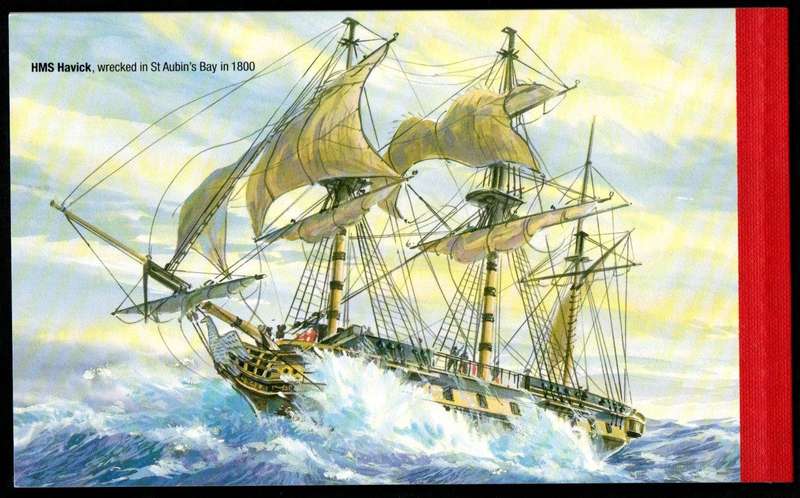 JERSEY 2011 SHIPWRECKS MINT PRESTIGE BOOKLET. AS PER IMAGES. GOOD VALUE. NICE ITEM.