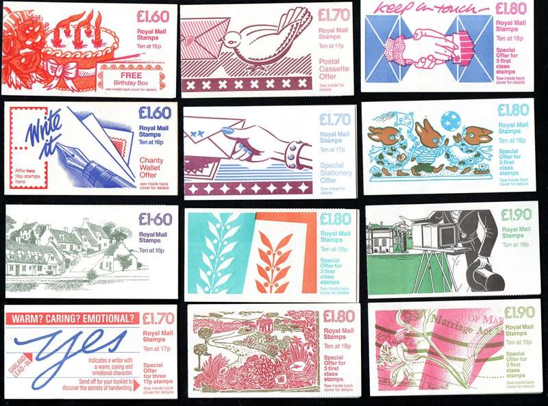 GB SELECTION OF (X23) DECIMAL MINT/COMPLETE BOOKLETS. AS PER SCANS. GOOD TOTAL CV.
