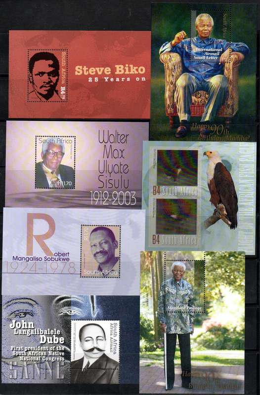 RSA SELECTION OF (X100+) UMM MINI SHEETS ETC. AS PER (X16) SCANS. BIG TOTAL CV!