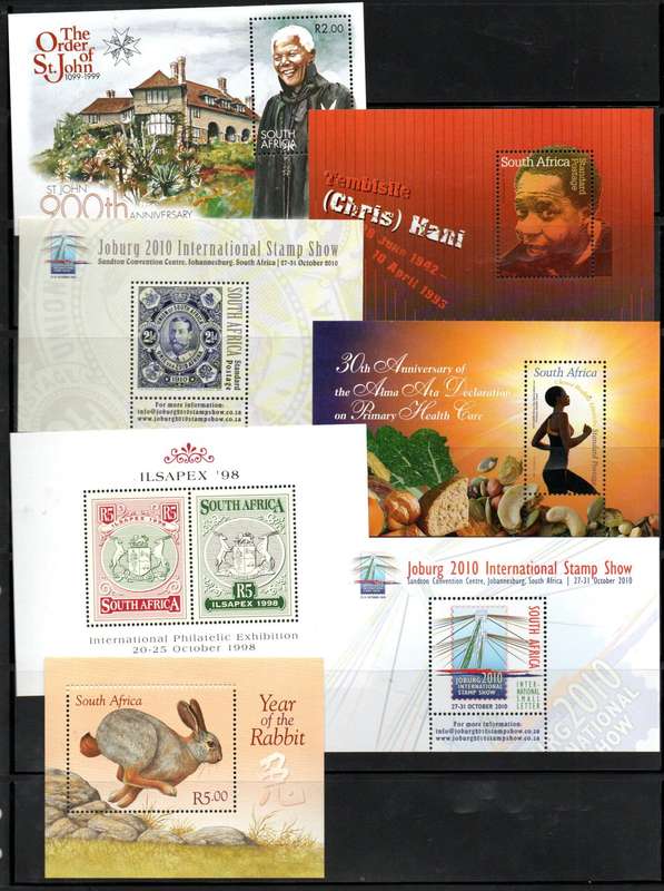 RSA SELECTION OF (X100+) UMM MINI SHEETS ETC. AS PER (X16) SCANS. BIG TOTAL CV!