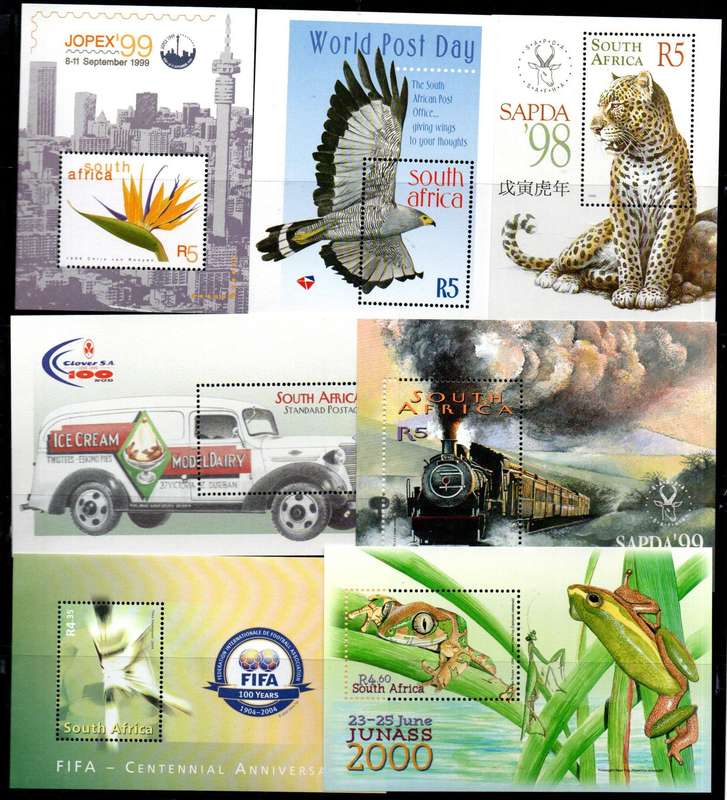 RSA SELECTION OF (X100+) UMM MINI SHEETS ETC. AS PER (X16) SCANS. BIG TOTAL CV!