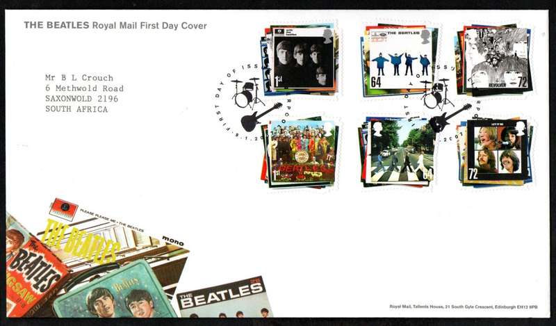 GB 2007 THE BEATLES ALBUM COVERS (X2) FIRST DAY COVERS (TALLENTS HOUSE). CV GBP 18. AS PER SCANS.