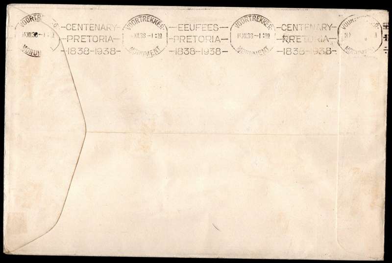 UNION 1938 (X4) VOORTREKKER TREK COVERS. CONDITION MIXED AS PER SCANS.