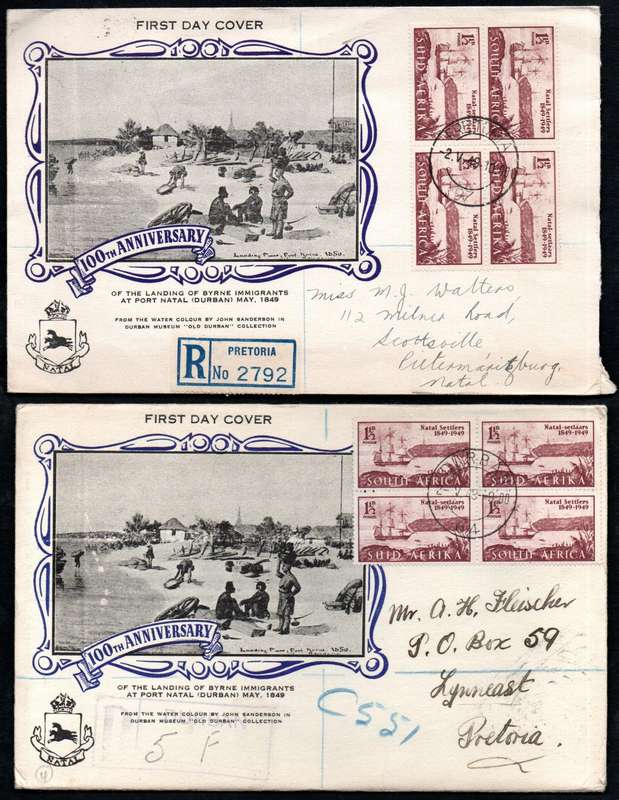 UNION 1949 CENT OF ARRIVAL OF BRITISH SETTLERS CLEARANCE OF (X21) COVERS. AS PER SCANS. GREAT LOT.
