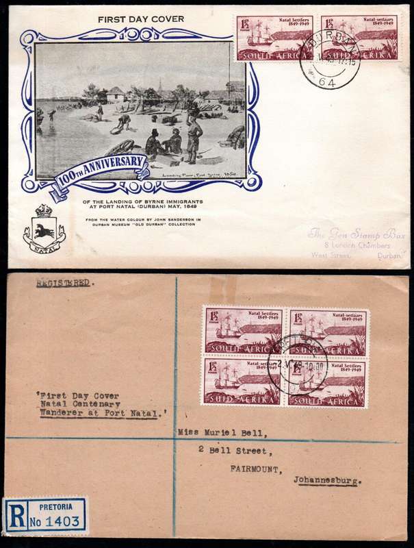UNION 1949 CENT OF ARRIVAL OF BRITISH SETTLERS CLEARANCE OF (X21) COVERS. AS PER SCANS. GREAT LOT.