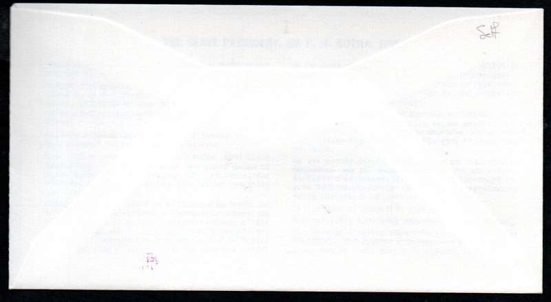 RSA 1984 INAUGURATION OF STATE PRESIDENT PW BOTHA FDC NO 4.9a SIGNED 'BOTHA'. AS PER SCANS.