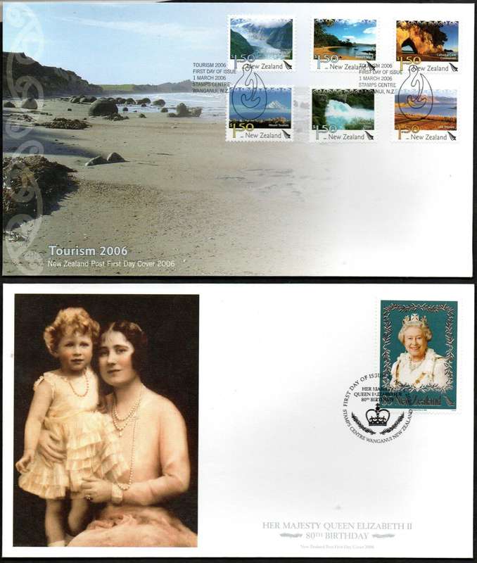 NEW ZEALAND 2006/2007 SELECTION OF (X13) FIRST DAY COVERS. AS PER SCANS. GREAT LOT. GOOD VALUE.