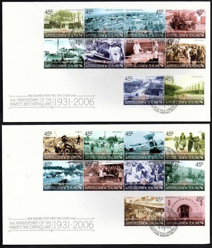 NEW ZEALAND 2006/2007 SELECTION OF (X13) FIRST DAY COVERS. AS PER SCANS. GREAT LOT. GOOD VALUE.