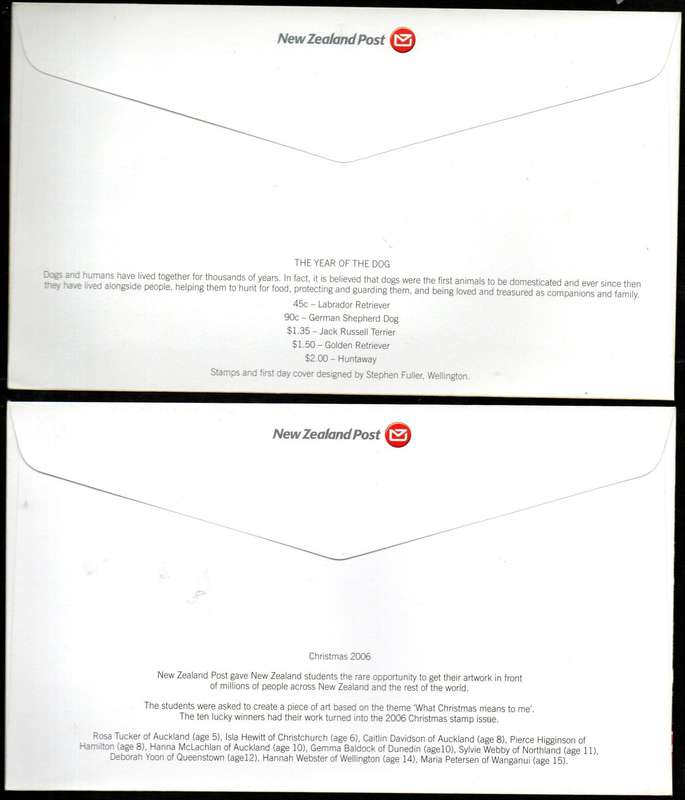 NEW ZEALAND 2006/2007 SELECTION OF (X13) FIRST DAY COVERS. AS PER SCANS. GREAT LOT. GOOD VALUE.