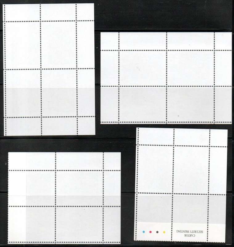 NAMIBIA 2012 OLYMPIC GAMES UMM SET OF (X4) CONTROLS (ODD FOLDED MARGINS) + FDC NO 4.2. CV R586.